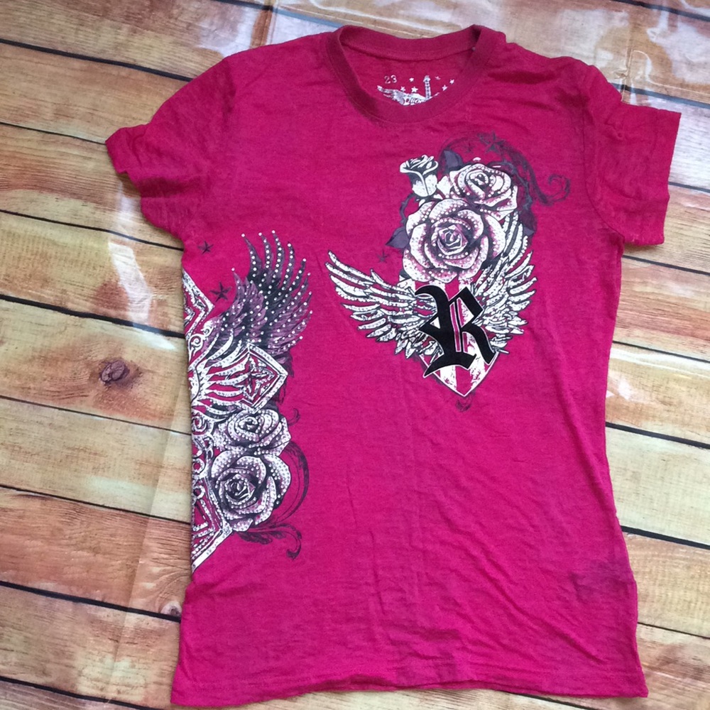 Rock & Roll Cowgirl Sequenced tee size M